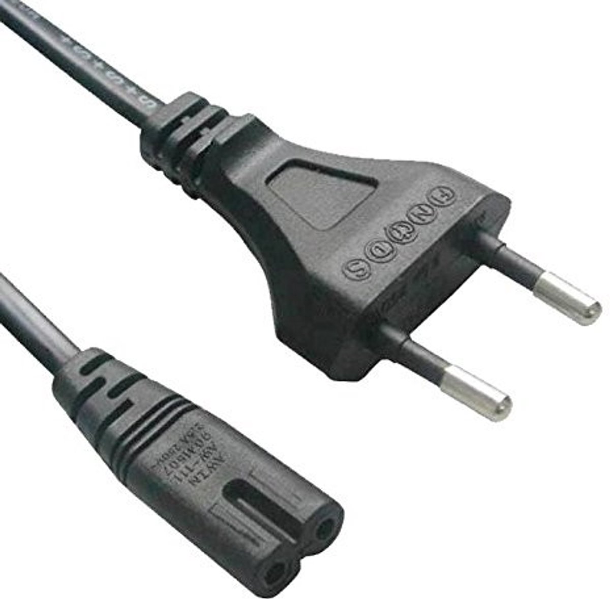 Solidchoice - Universele Netsnoer voor PS4, PS3, PS2 - 1 Meter