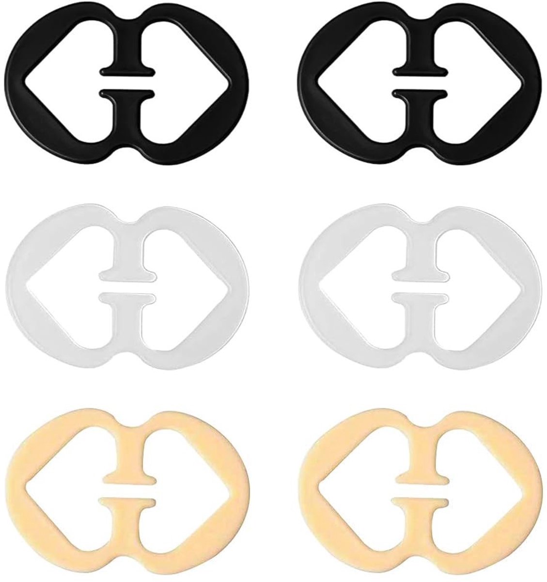 Solidchoice - Set van 6 Niet-Slip BH Bandjes Clips voor Verbeterde Steun