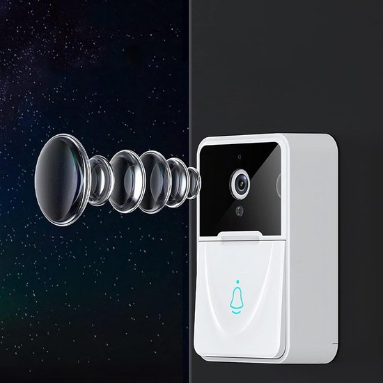 Draadloze Deurbelcamera Met 480p En Infrarood Nachtzicht - Tweewegs Audio Bewegingsmeldingen App-Bediening - 400mAh Snelle Installatie - Ideaal Voor Appartementen En Huizen — afbeelding 5