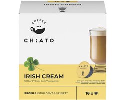 Koffiecapsules compatibel met NESCAFÉ® Dolce Gusto® CHiATO Irish Cream, 16 st.