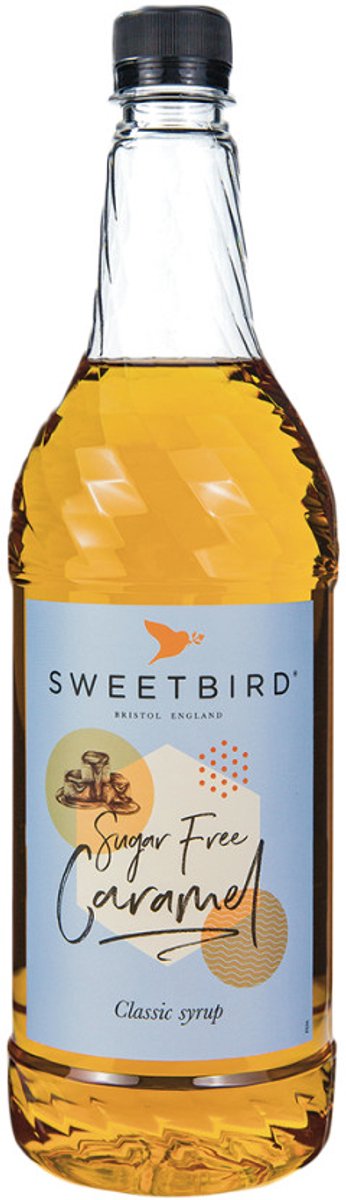 Koffiesiroop Sweetbird Caramel Sugar-Free, 1 l