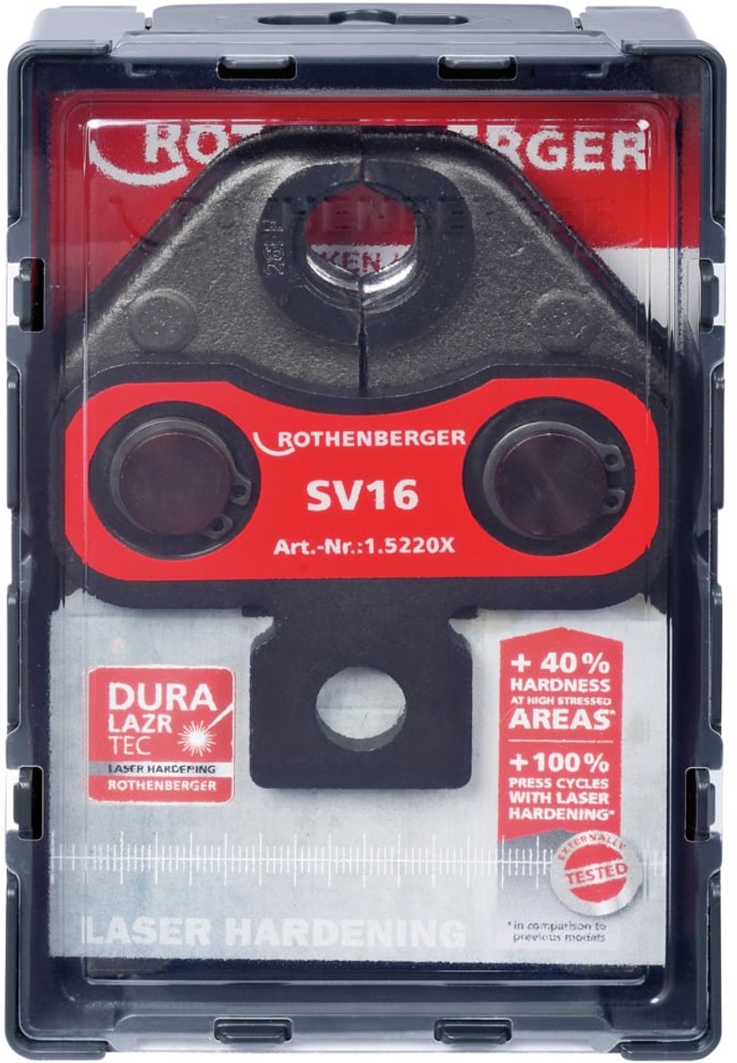 ROTHENBERGER Persbek, Standaard, SV, 16mm - 015220X