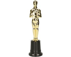 Filmster award beeldje - goud - 22 cm - Hollywood thema film trofee