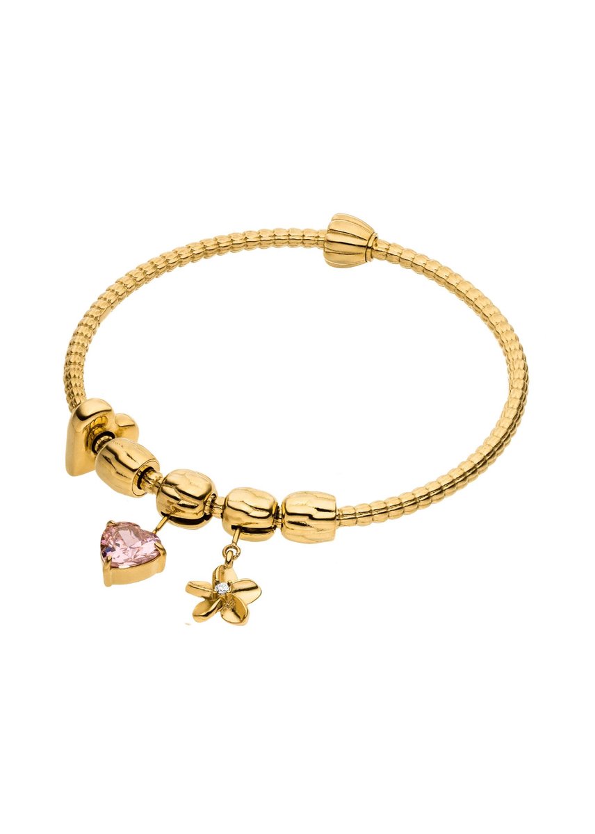 PURELEI Set bangles LEI Glitter Heart S-M