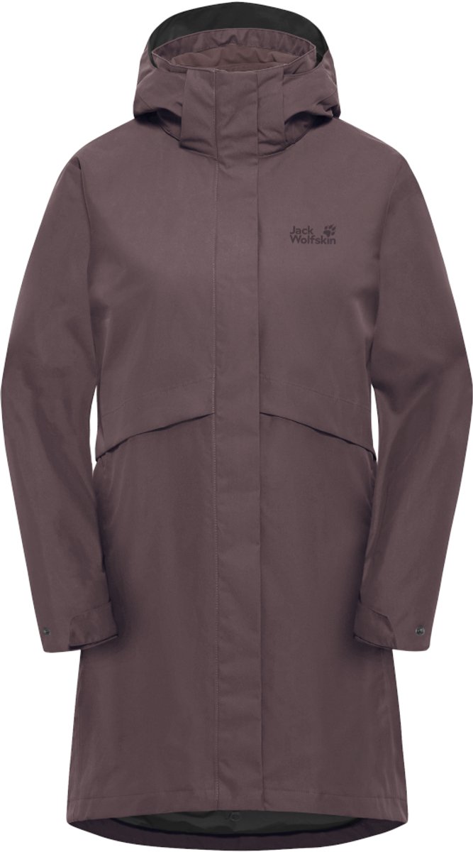 Jack Wolfskin BAYLIGHT 3IN1 COAT W Dames Outdoorjas - sheer plum