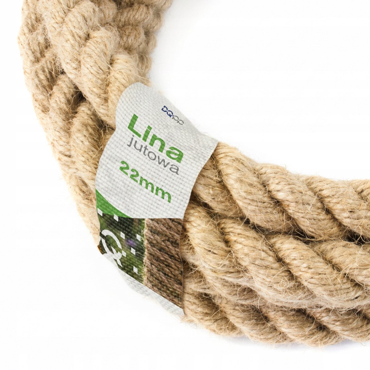 Merkloos Jute Touw 22mm - 45m - Rustiek & Duurzaam voor Decoratie & Tuin
