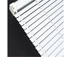 Horizontale jaloezieën - Aluminium lamellen - Privacy en licht - Eenvoudige bediening - W50xH80cm - Aluminium