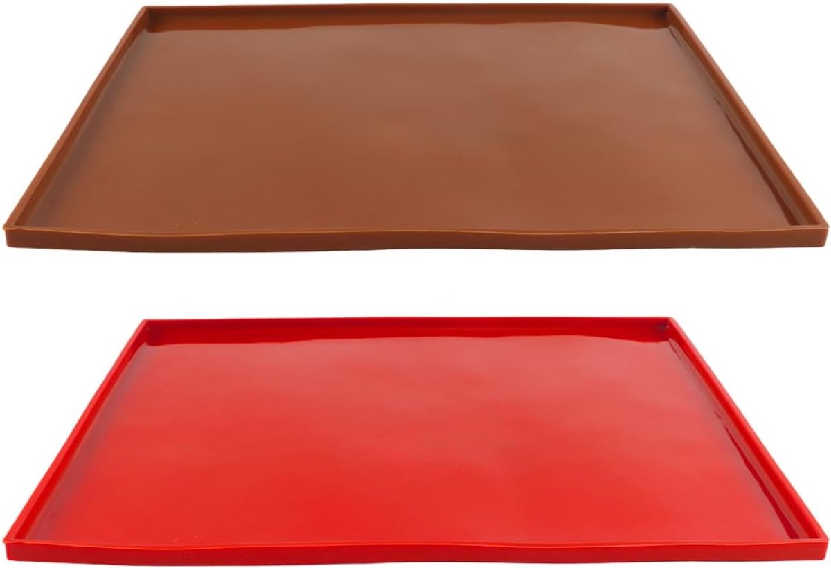 Huba 2 siliconen bakmatten, 26 x 31 cm, voor brood, cake en ander keukengebruik. - ShopVlot