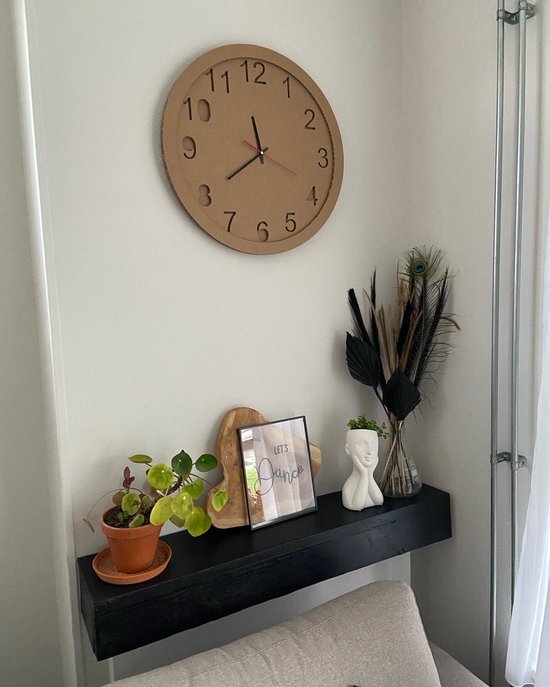 Kartonnen klok - 50 cm - Kartent van Merkloos — afbeelding 3