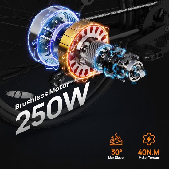E26 26-inch elektrische fiets met uitneembare 48V 10,4Ah-accu — afbeelding 3