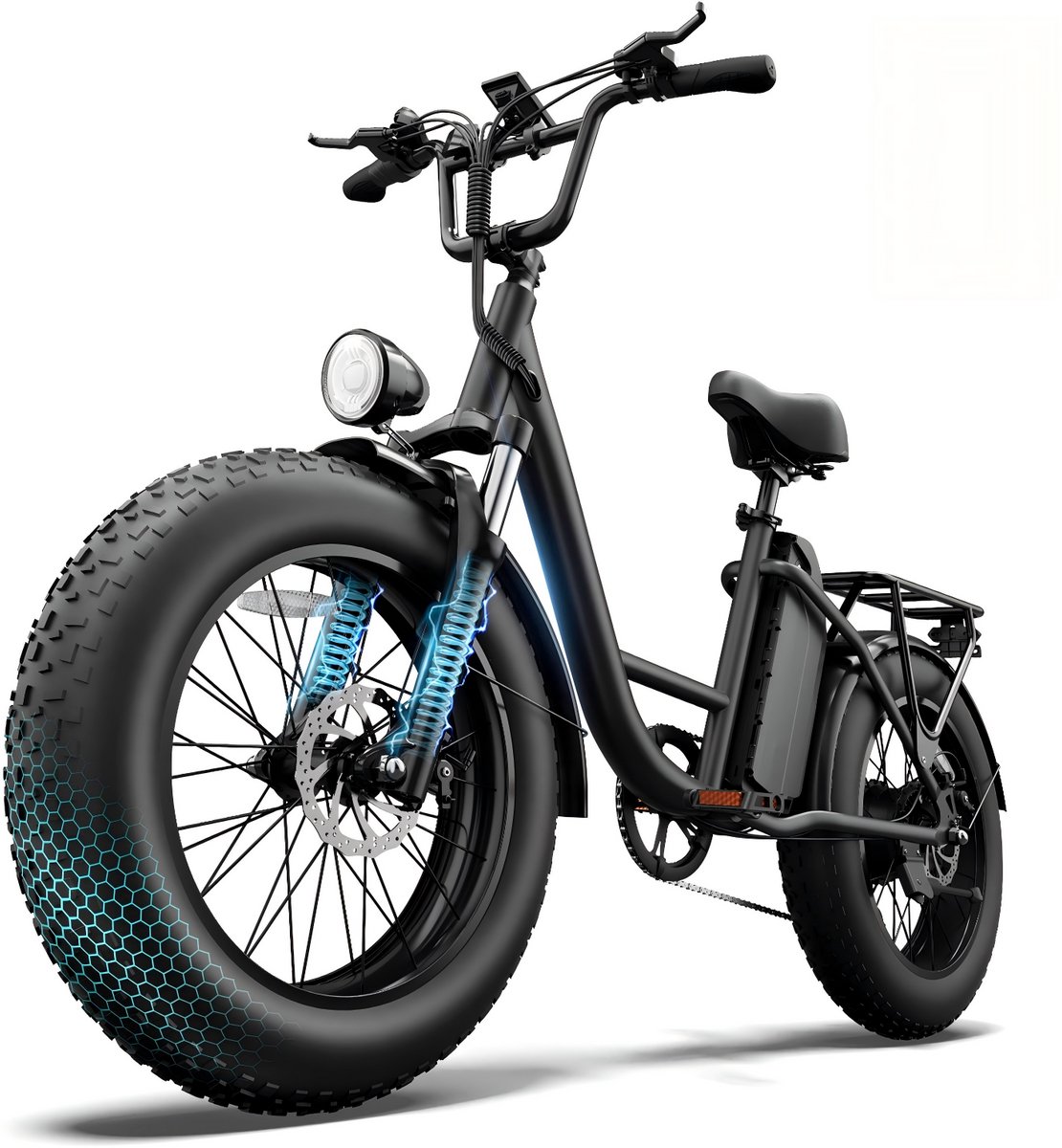 E20PRO 20"x4 elektrische fiets met uitneembare 48V 15,6Ah-accu