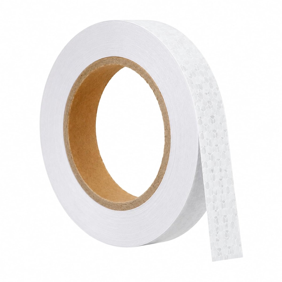 1 Stück Reflektierendes Klebeband, Reflektorband 23m X 2.5cm, Weiß Warnband, Selbstklebend und Wasserdicht, Geeignet - ShopVlot