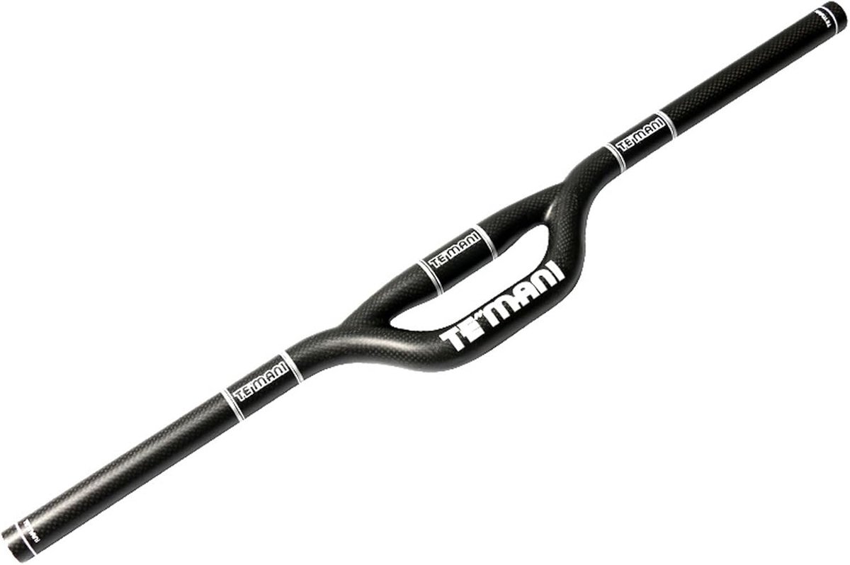 Klapwiel stuur 25,4 mm lichtgewicht koolstofvezel mountainbike recht stuur lengte 420-740 mm - ShopVlot