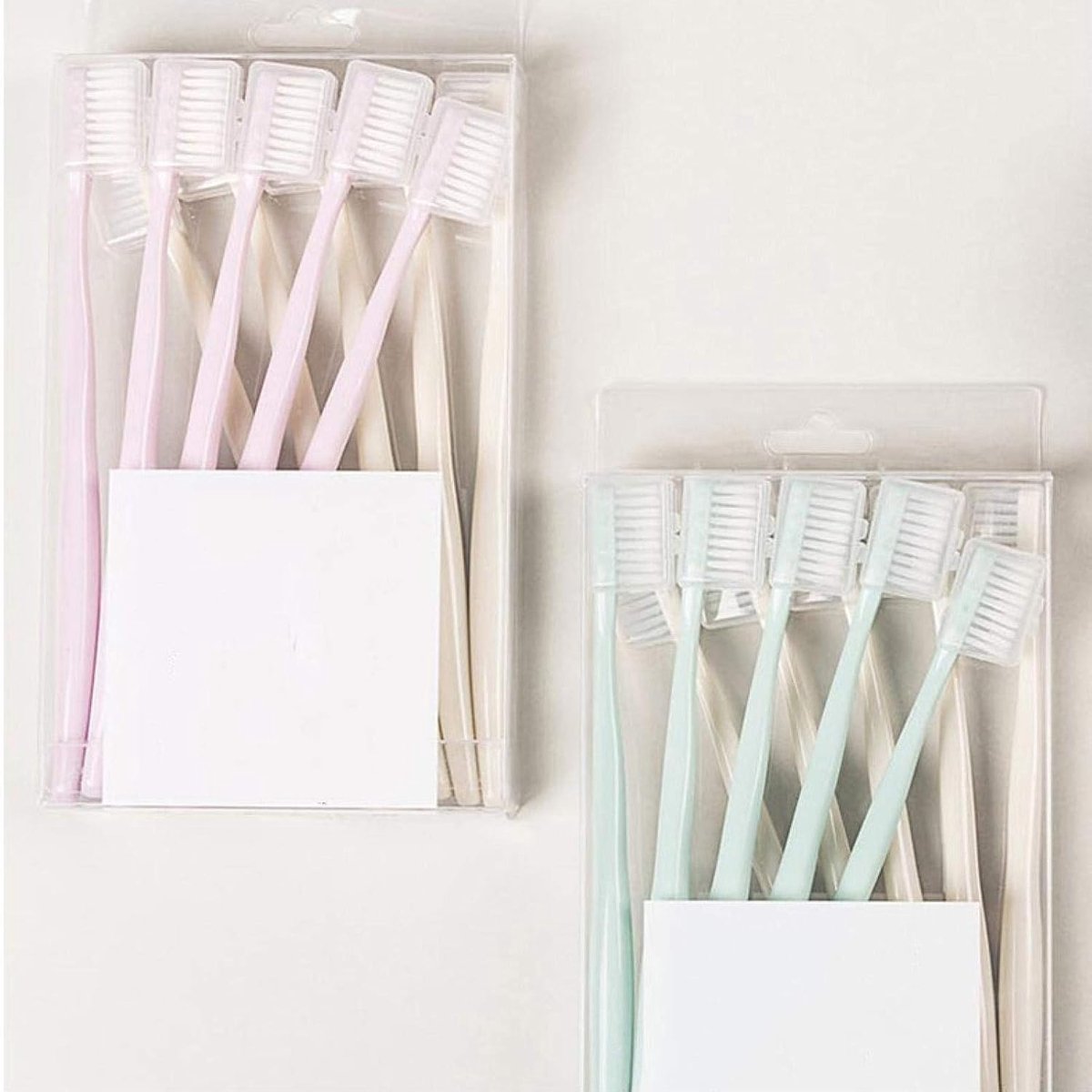 A variety of mixed color ultra-soft toothbrushes, ultra-fine nanometer toothbrushes, provide gentle gum massage - ShopVlot