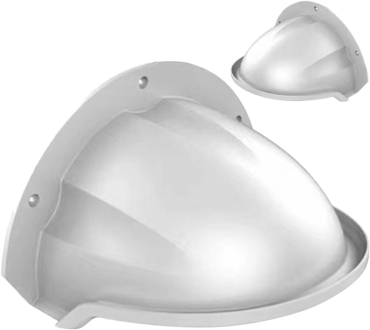 Zonnescherm Beveiligingscamera - Regenhoes Camera - Camera Beschermen - Stofdicht ABS Materiaal - 27x22x1 cm - Wit