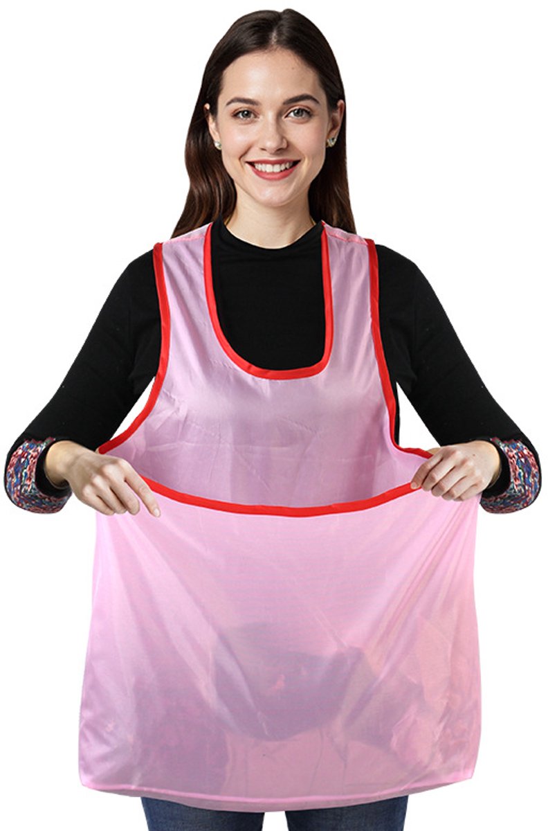 Wasschort, droogschort voor kleding, draagbaar droogschort met grote zakken, wasschort voor huishoudelijk personeel.