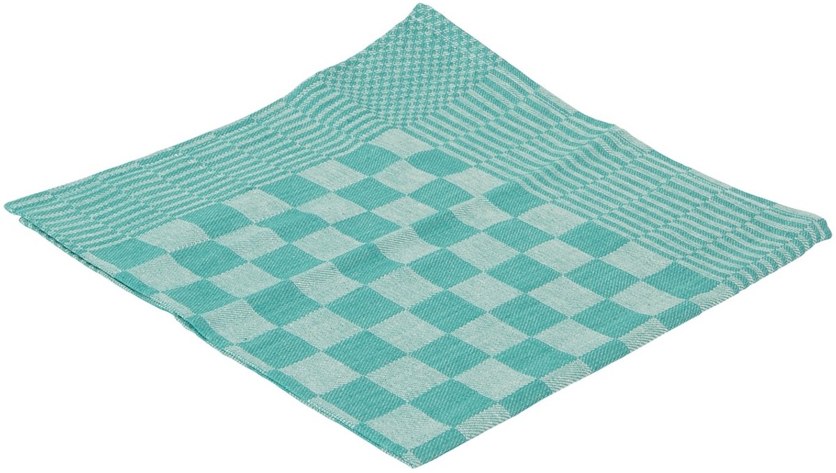 Theedoek Blok ChiaMo.nl Groen 70 x 70 cm