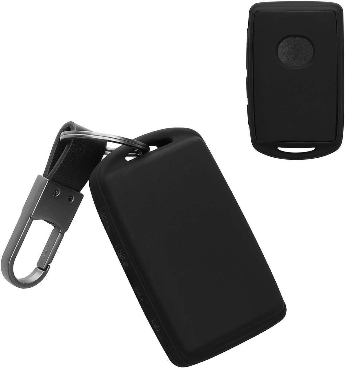 kwmobile Autosleutel Hoes Compatibel met Mazda 3-Knoppen CX30 CX50 CX60 CX90 MX-30 – TPU Sleutelhoes – Sleutelschaal in zwart – Met Sleutelring