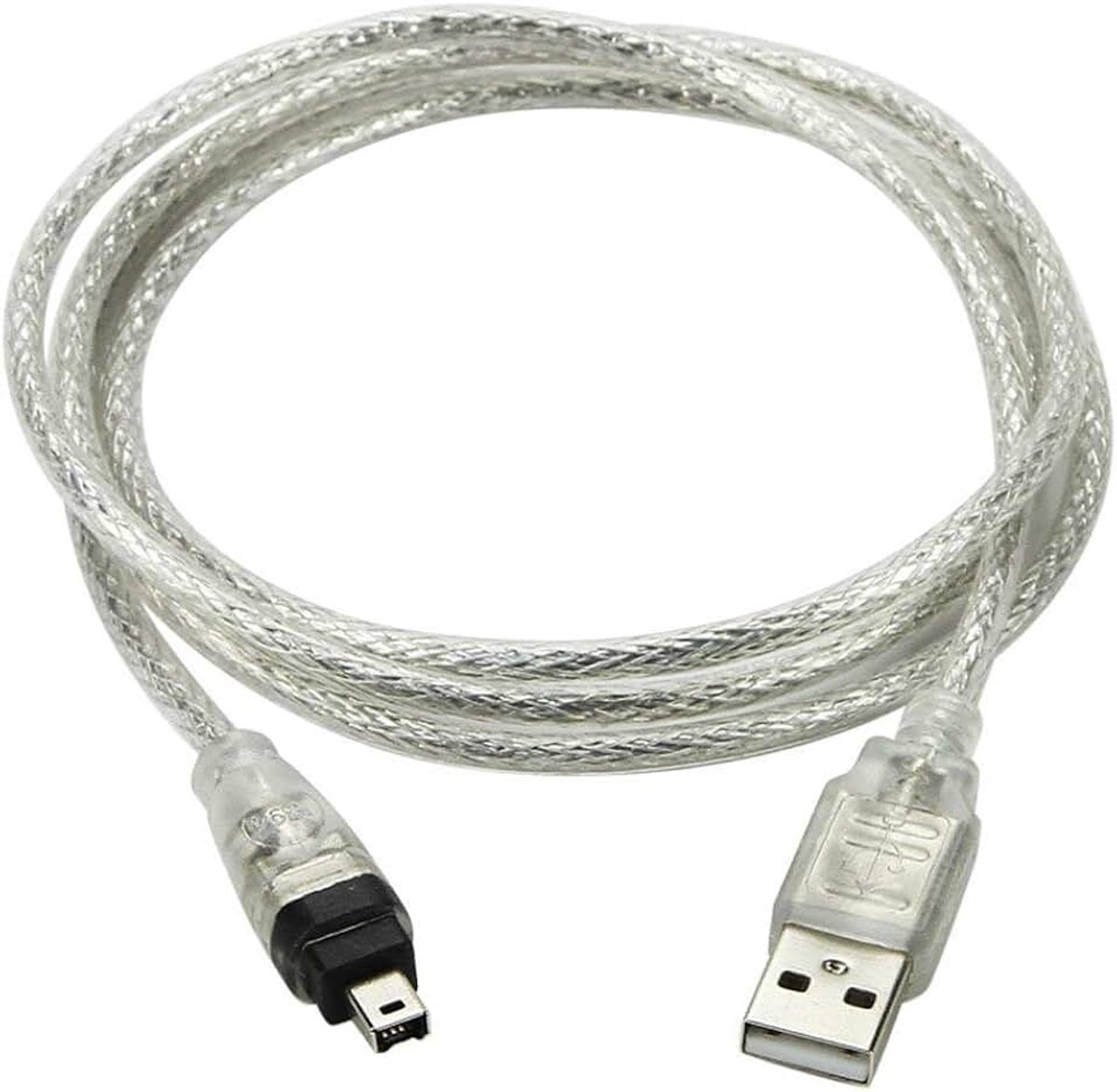 USB Male naar Firewire IEEE 1394 4 Pin Male iLink Adapter Cord Kabel voor SONY DCR-TRV75E DV