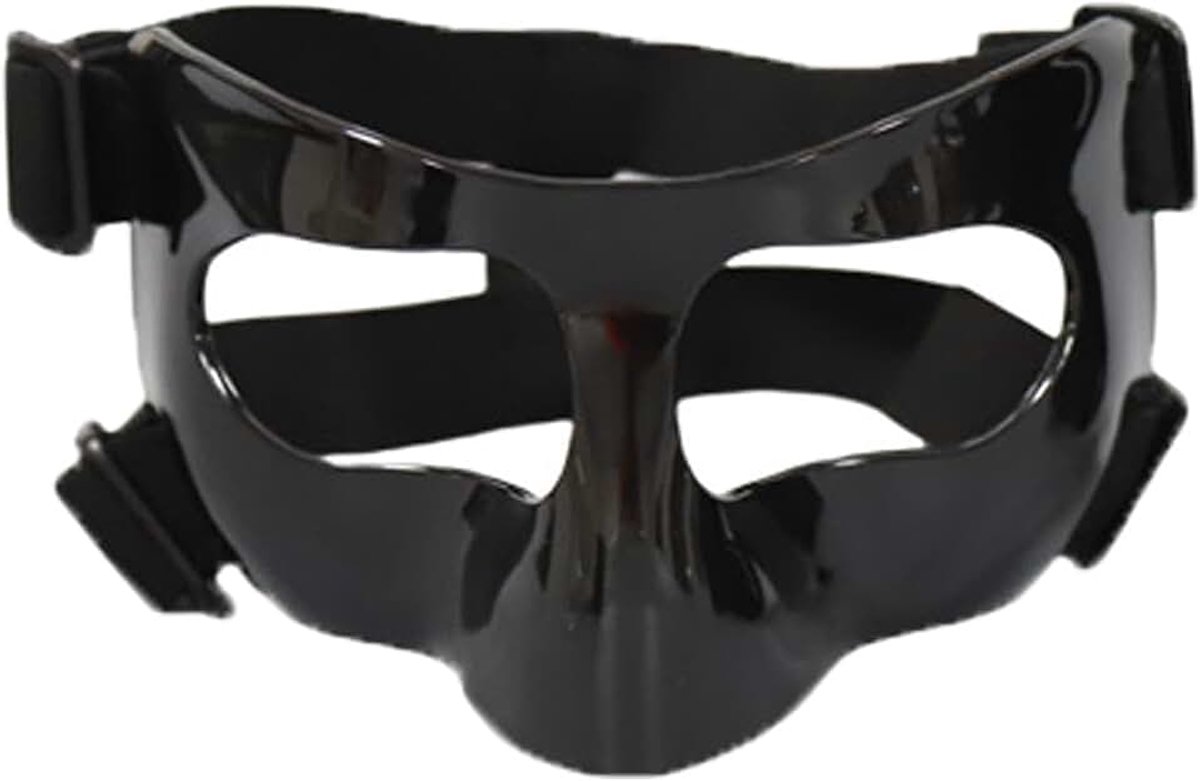 1 stuk sportmasker, voetbal nosmask, neusbeschermend masker, basketbalgezichtsmasker, licht en milieuvriendelijk, PP milieuvriendelijk materiaal, vrij verstelbaar, voor bescherming bij sport