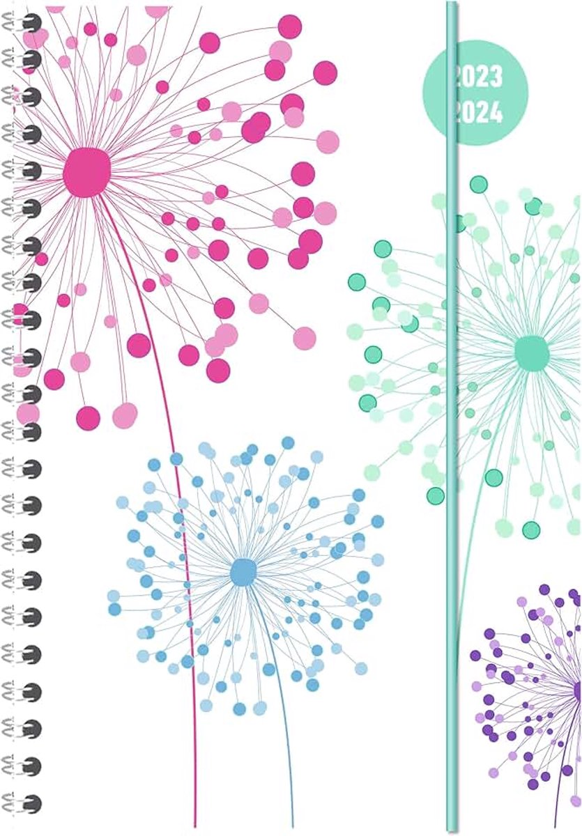 Blowballs 2023/2024 - Schüler-Kalender A5 (15x21 cm) - Pusteblume - Ringbindung - Weekly - 224 Seiten - Terminplaner - Alpha Edition