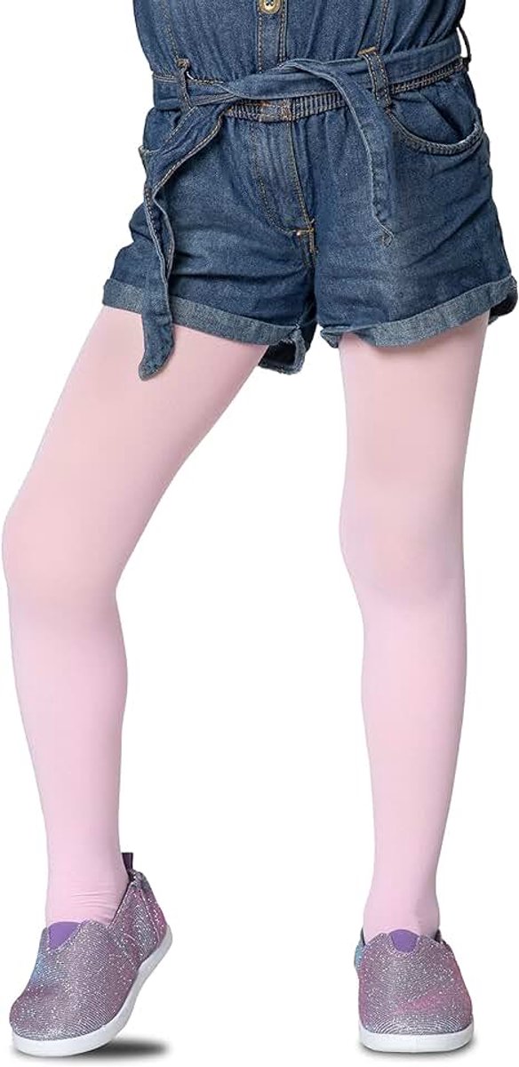 Meisjes Kids Plain Panty Balletdansschool 40 denier ondoorzichtig [Made in Italy]