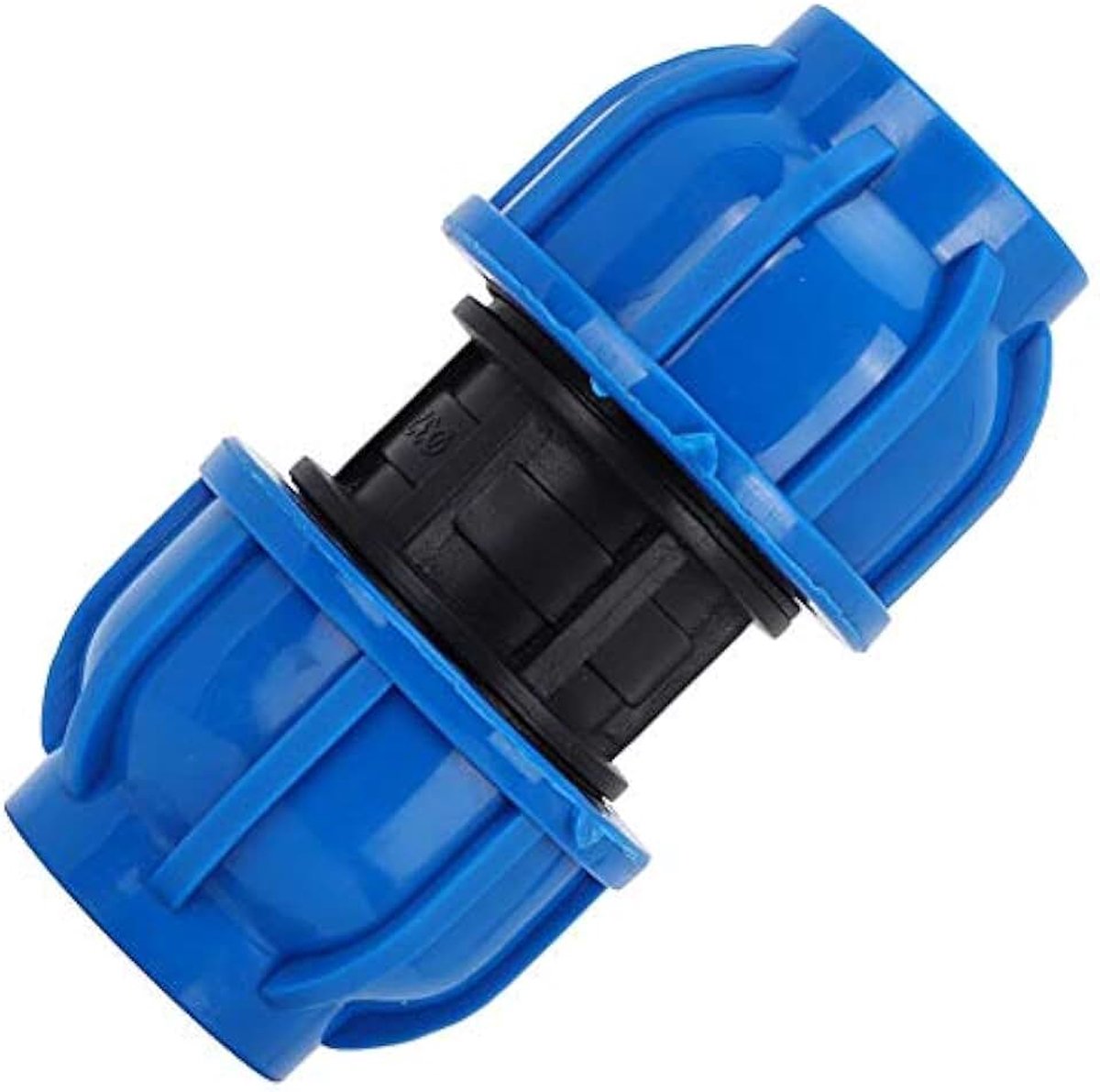 4Pcs PE Connecteur Droit en Plastique 32mm ¨¤ 32mm Adaptateur De Tuyau d'eau Raccord Droit Raccord De Tuyau d'eau Tube Raccords