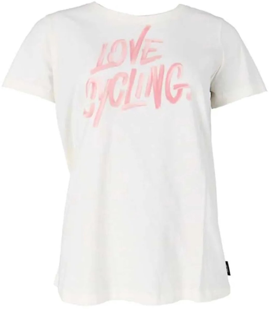 Xlc Love Cycling T-shirt Met Korte Mouwen Wit L Vrouw