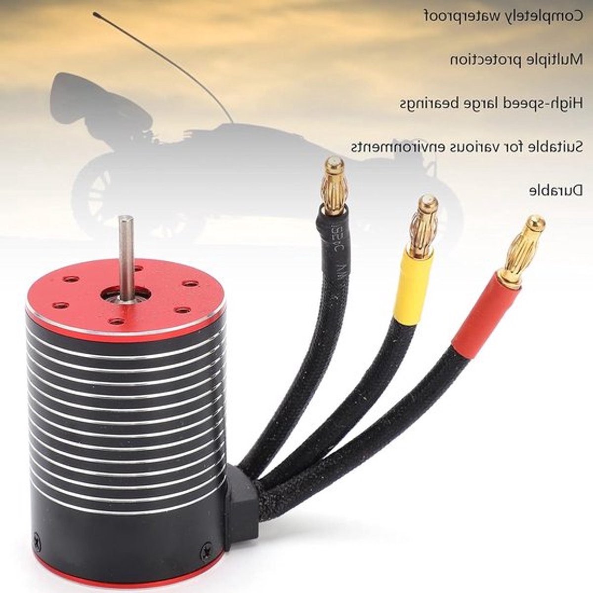 Krachtige 5200kV Borstelloze Motor voor RC Auto's - Universele 3650 Motor voor Verbeterde Prestaties en Snelheid