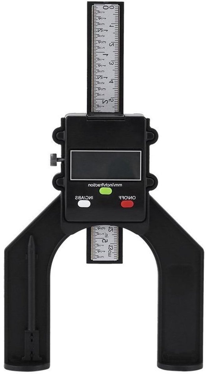 Digitale dieptemeter met magneetontwerp en LCD-scherm - meetbereik 0-80mm - html content nodig .