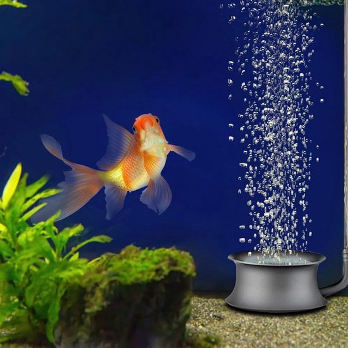 Aquarium Nano-luchtstenen - Nano-bubbler - Hoog opgeloste zuurstofbeluchtingssteen - Ultrastil voor aquarium en hydrocultuur