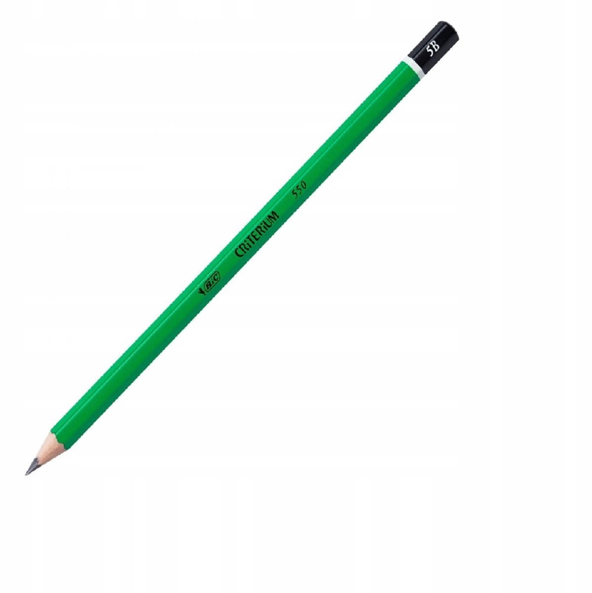BIC Potlood 5B Zonder Gum - Ideaal voor Tekenen en Schetsen