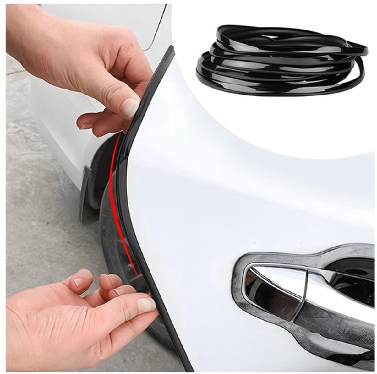Deurrandbescherming U-vormig - Zelfklevend - Pvc