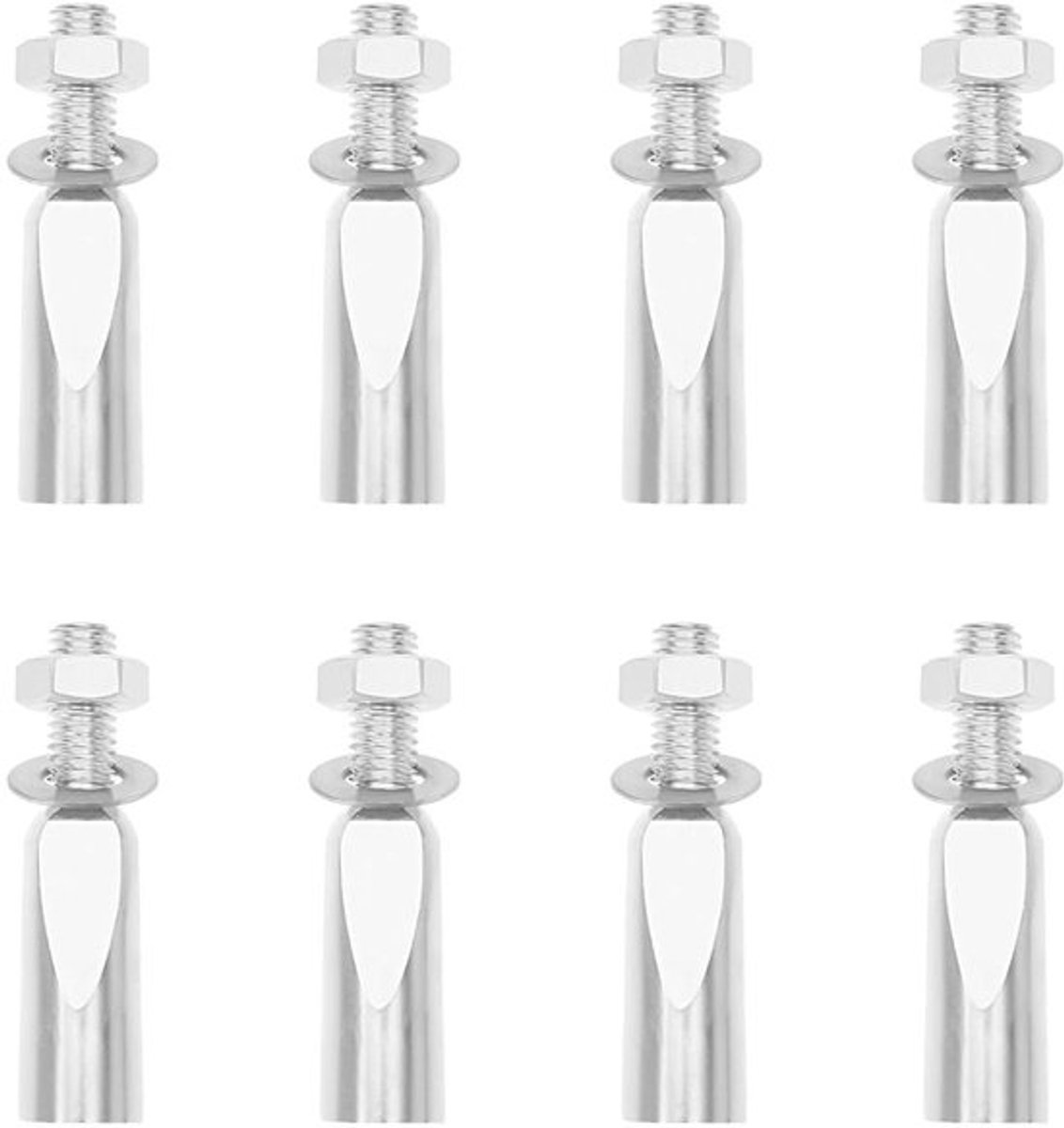 Fiets Splitpennen - Fiets Pins - Wiggen - 9.5x42mm - Voetlager - Crank Wrench - Accessoires - Geschikt voor Fiets Bromfiets - Crank Kettingwiel voor Fiets Bromfiets.