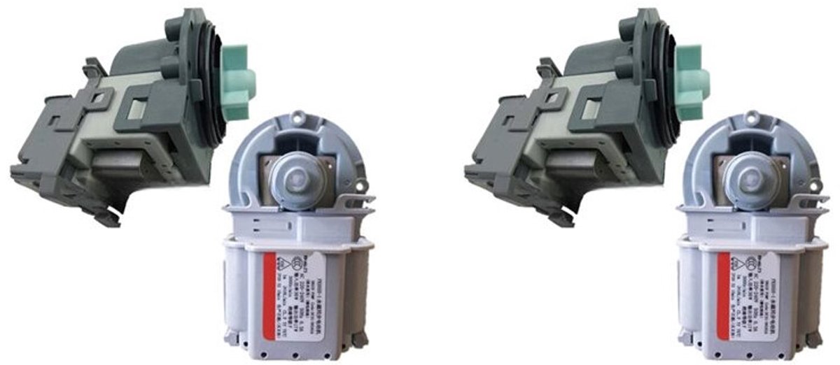 Twee vervangende afvoerpompjes Geschikt voor hoogrendementsafvoermotoren Geschikt voor DC31-00181A PX2025-1 wasmachines.
