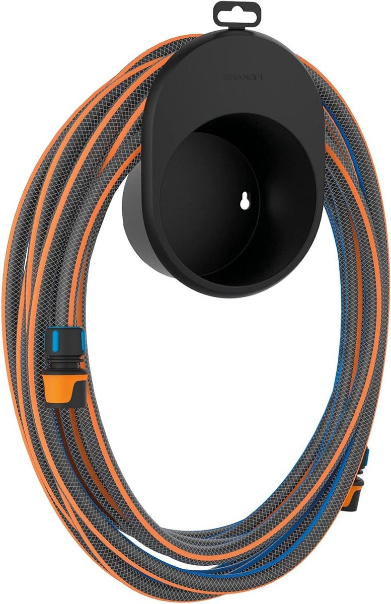 Tuinslang Set - Bewateringsslang Accessoires - Tuin Besproeien - Verdraaiingsbestendig Niveau 4 - 15 Meter - Zwart/Oranje/Blauw