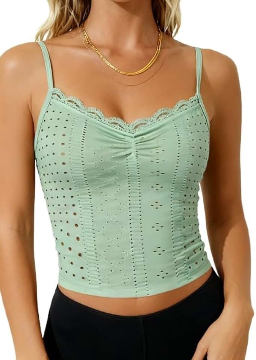 Dames zomer kanten vest