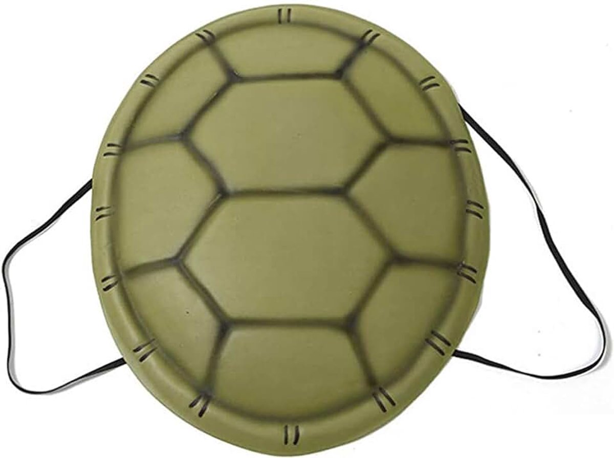 1 stuk schildpad schelp kostuum, Halloween kostuum EVA schildpad schelpen cosplay simulatie schildpad schelpen prestaties foto rekwisieten voor kinderen en volwassenen, 45 x 39 x 21 cm