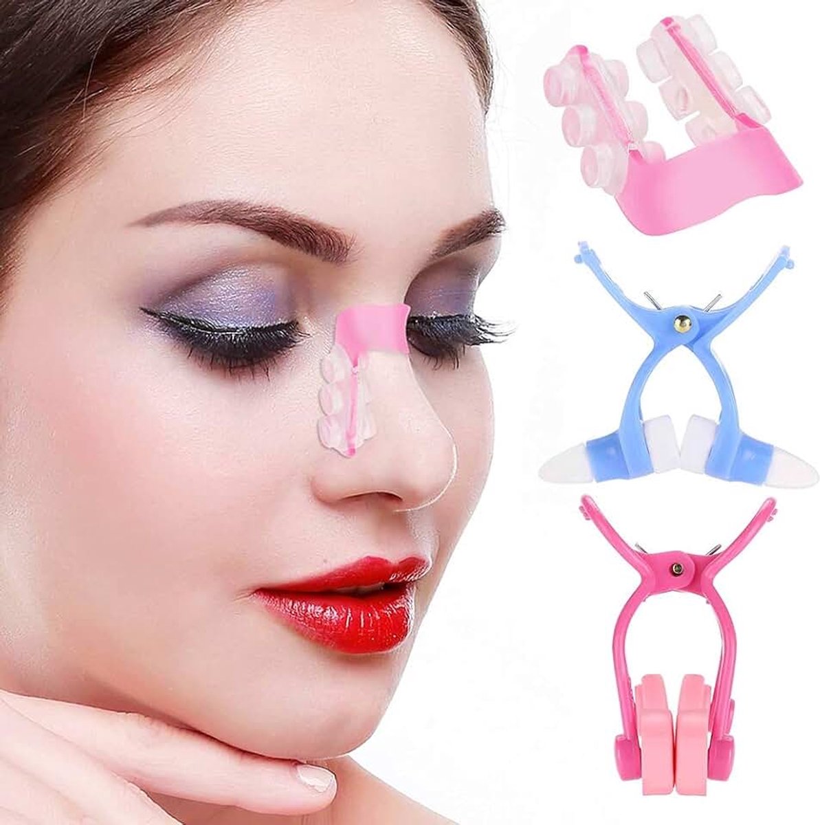 3 stks/set Neus Shaper Clip, Neus Lift Up Shaping Clip Neus Lifting Clip Shaper Rechtzetten Neus Corrector Neus Neus Lift Shaping Clip Shaper Kit