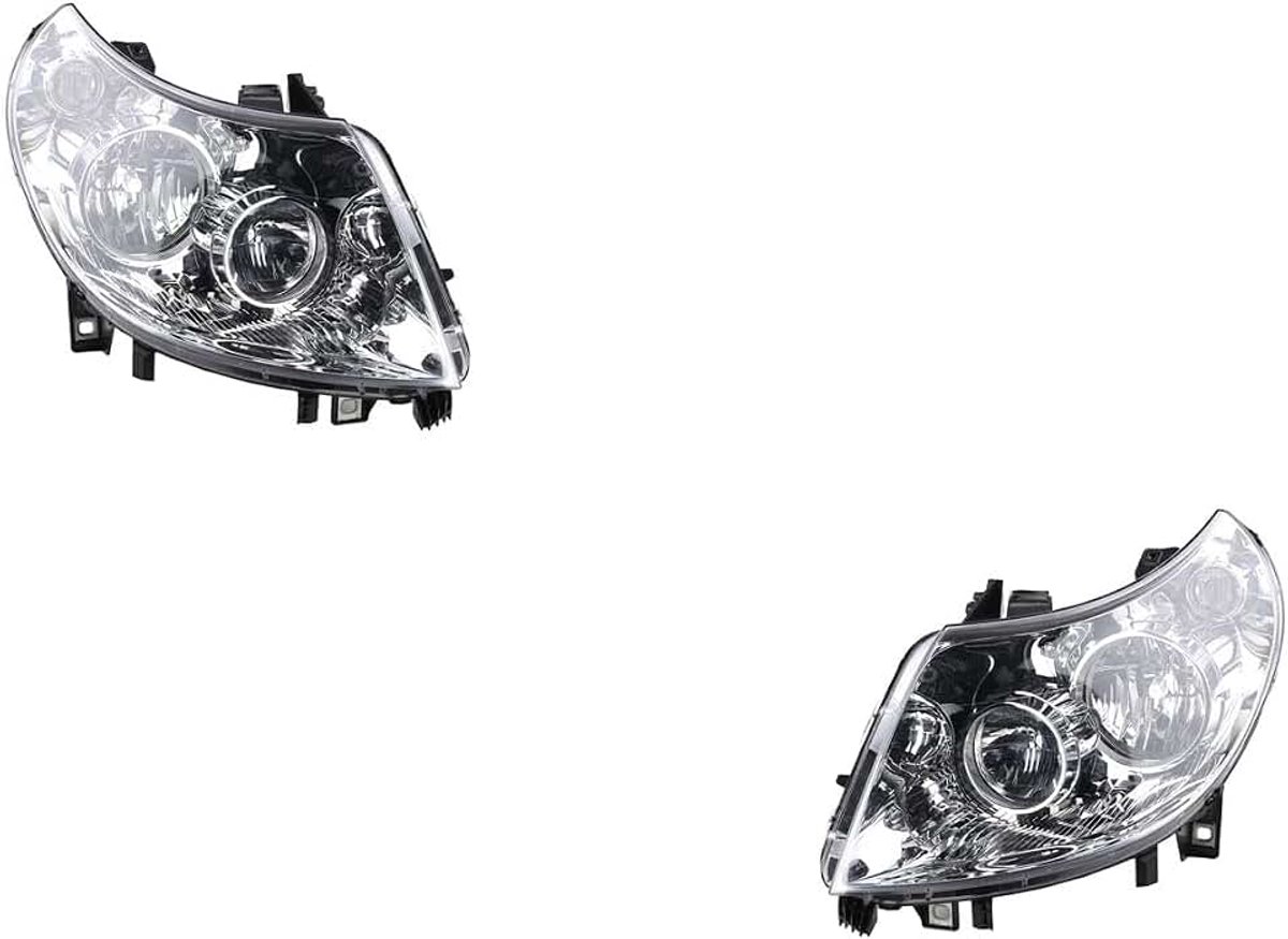 Koplampen Halogeen Front geschikt voor Fiat Ducato van 2006-2010 Set H7 H1 LR