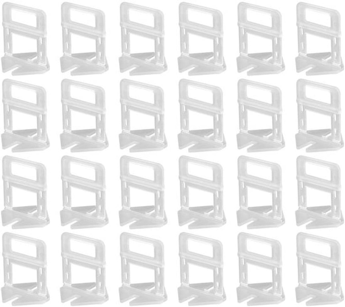 Dailygoods- Tegelspacers 2.5mm (100st) - Tegel Leveling Systeem - Nivelleerclips - Antislip - Verbeterde installatie - Verminderde vermoeidheid - Tegelniveau