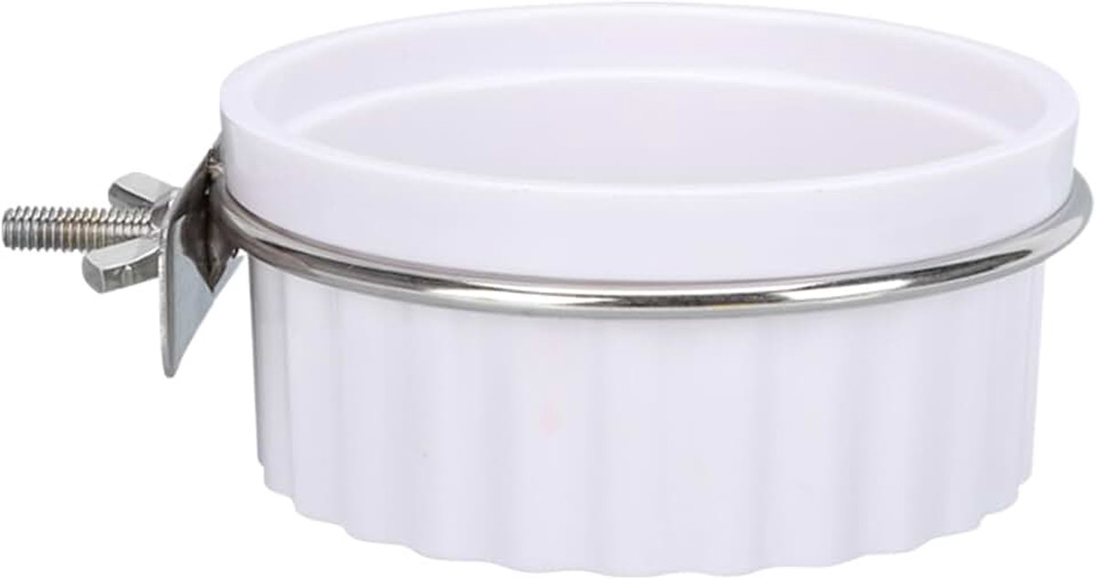 Feeder, papegaai feeder Bird Food Bowl Water Dispenser | Voedselgerecht Dispenser Parakeet Cage Accessoires, voedingsbenodigdheden voor papegaai, araderen, dwergvogel, vink, klein
