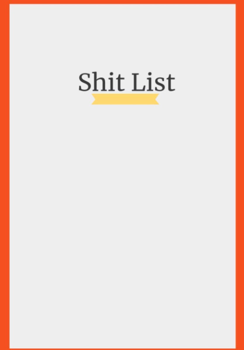 List: Week/day planner for all your shit.
