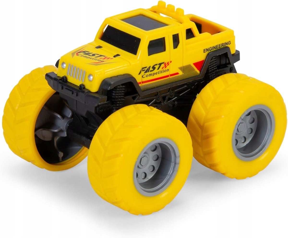 Monster Truck met frikandelaandrijving en rubberen banden - 3+