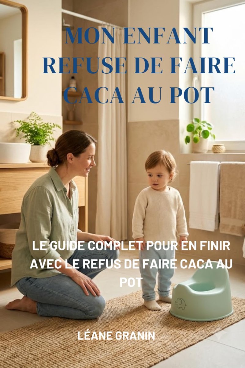 Enfant refuse de faire caca au pot: Le guide complet pour en finir avec le refus de faire caca au pot