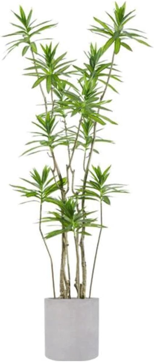 Palmboom Groene Plant Kunstlelie Bamboe met Bloempot, Nep Boom Potted Home Office Decoratie, 2 Soorten Hoge 140 cm of 160 cm Nep Planten (Kleur: Hoog 140 cm)