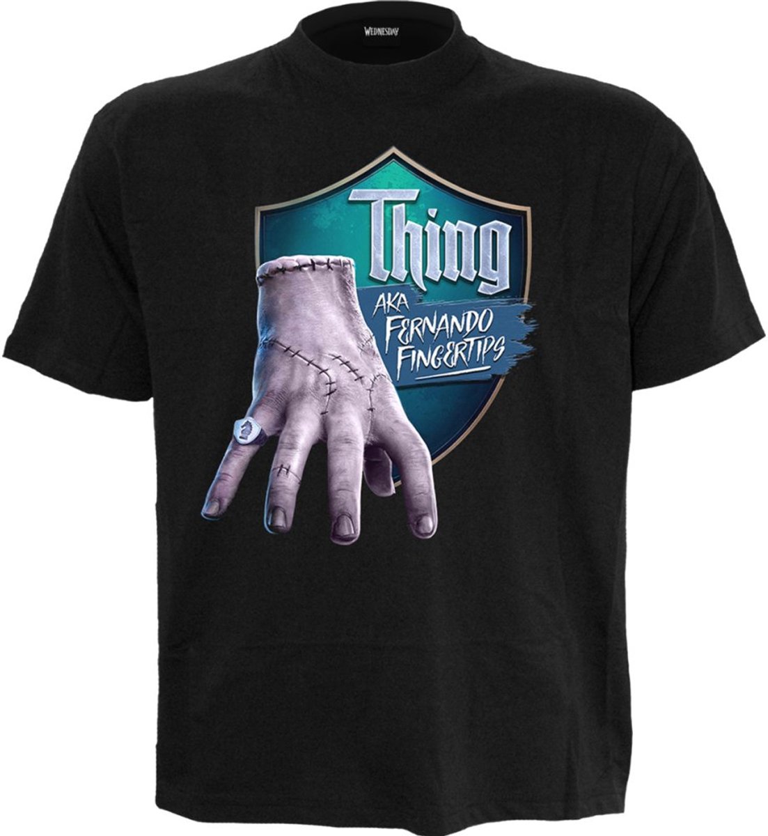 Spiral Wednesday - Thing Unisex Tshirt - XL - Zwart