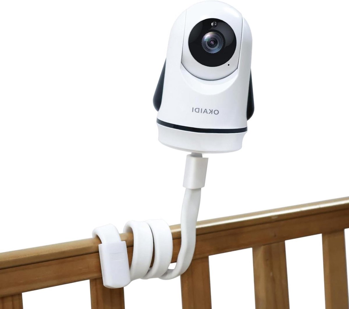 Babyfoonhouder - Camera standaard - Baby in de gaten - Flexibel verstelbaar - 360 graden rotatie - Grijs