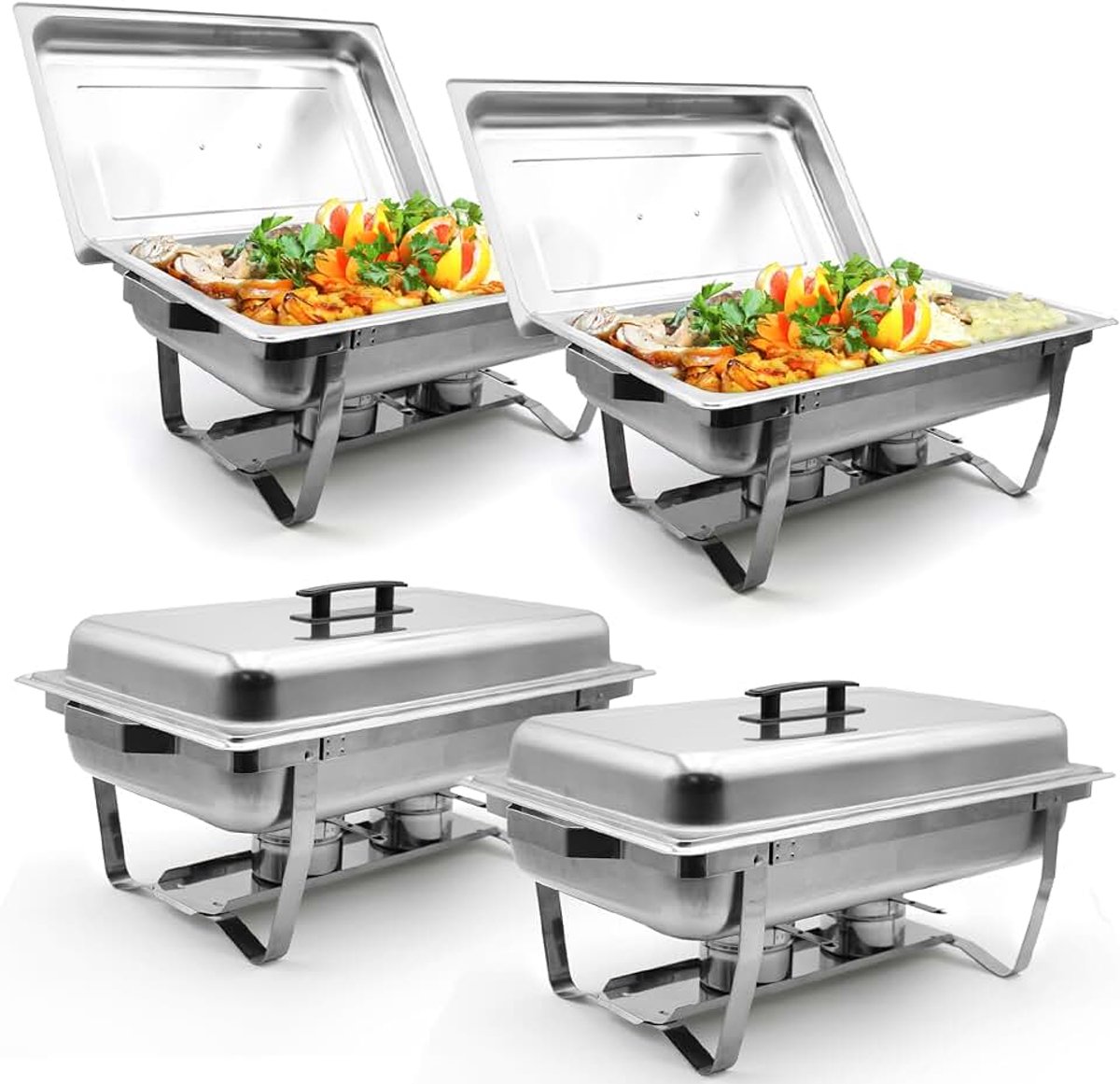 Voedselverwarmers – Chafing Dish of warmhoudplaat van roestvrij staal – roestvrij staal SS201