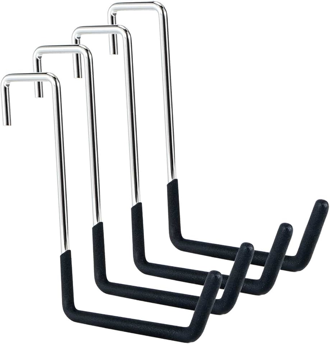 Haken om in te hangen S-4 stuks grote S-vormige haken | S-haken garage opslag haken, Grote Spanthaken voor Garage, voor het Ophangen van Fiets Ladder Planten Touw van Plafond Spant